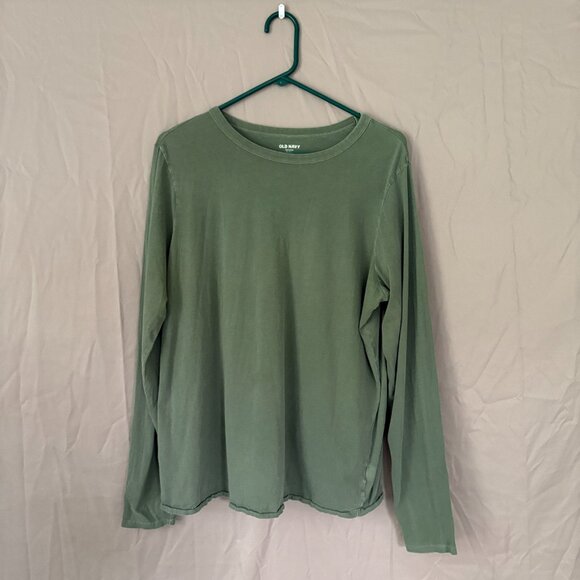 Old Navy Tops - Old Navy Womens Green Everywear Long Sleeve Top Size XL Tall Athlesiure Casual